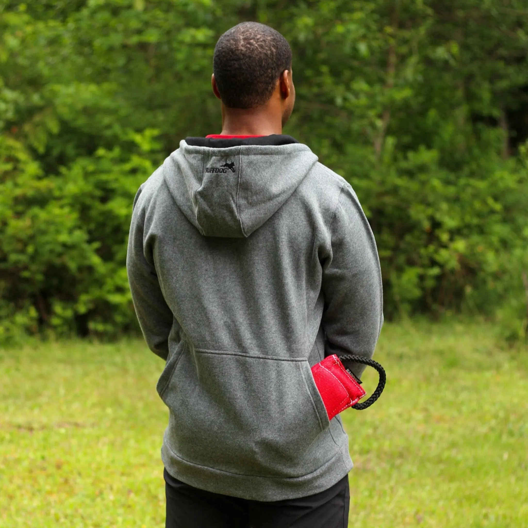 Ruffdog ODIN Hooded Fleece Dog Trainer Jacket SMOKE