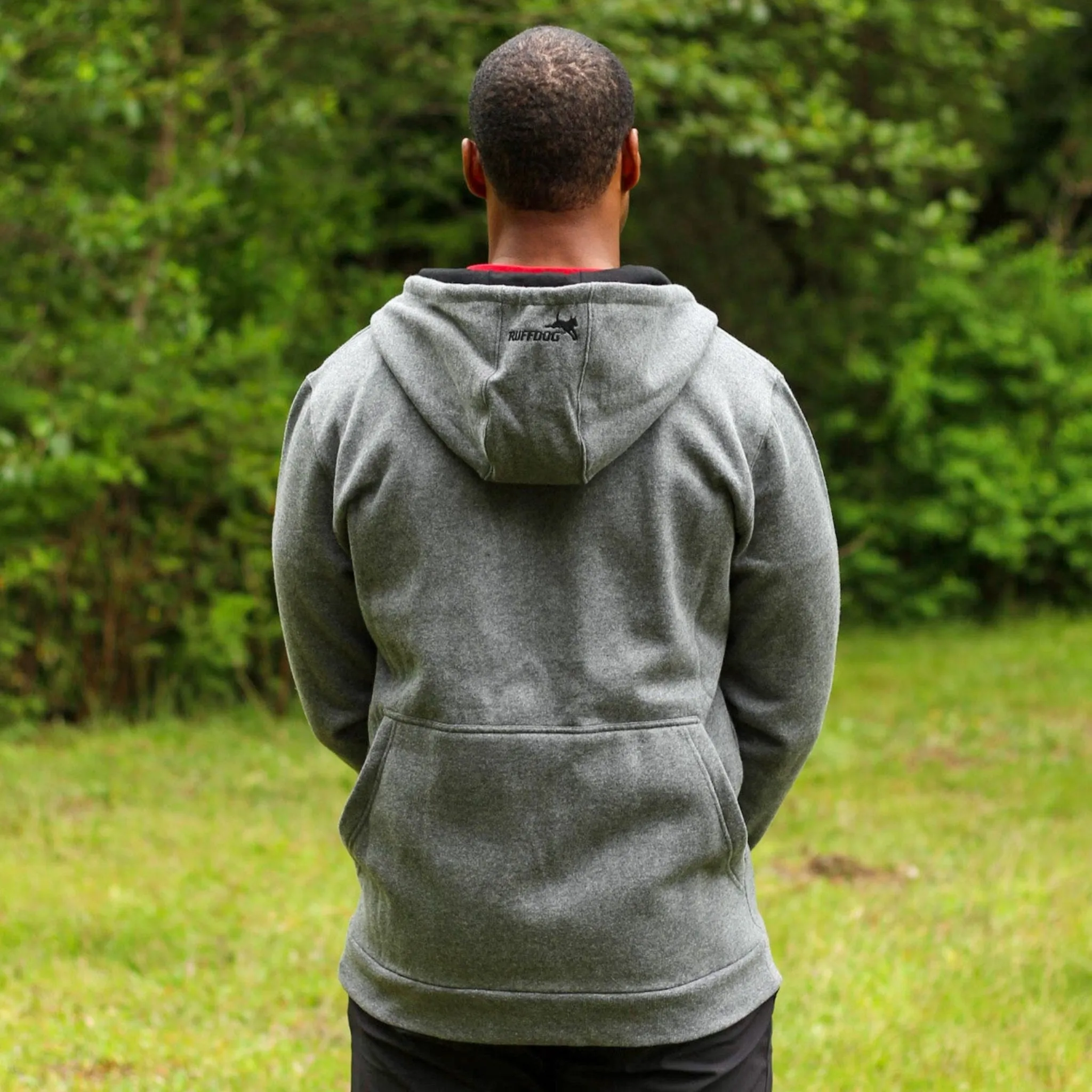 Ruffdog ODIN Hooded Fleece Dog Trainer Jacket SMOKE