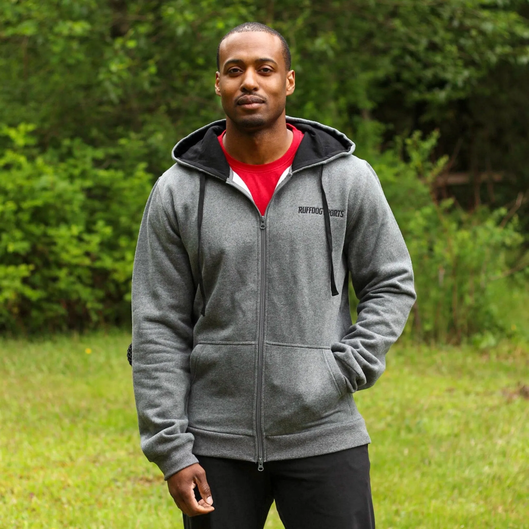 Ruffdog ODIN Hooded Fleece Dog Trainer Jacket SMOKE