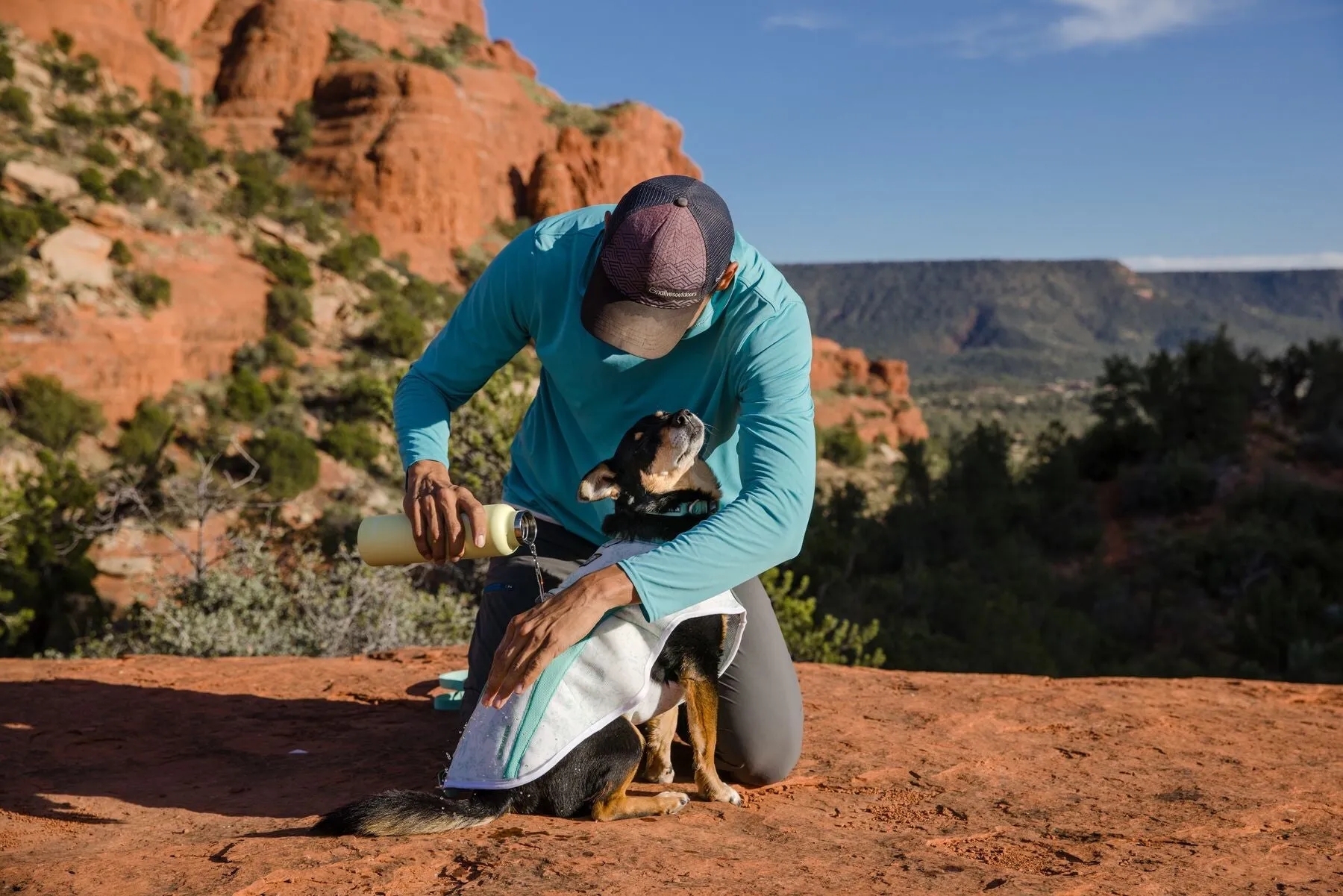 Ruffwear Cooling Dog Vest: Swamp Cooler