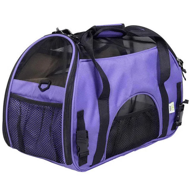 Sidiou Group Portable Pet Bag Folding Mesh Pet Bag Breathable pet carrier bag carry for dogs