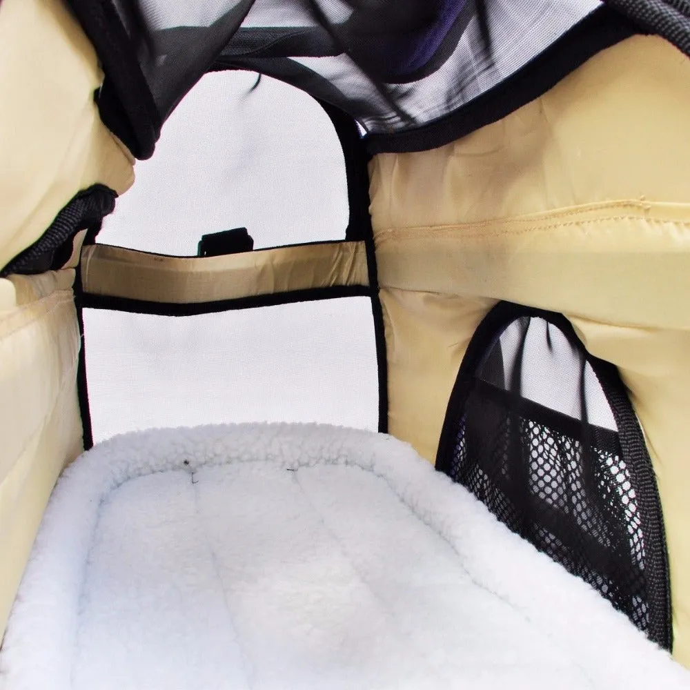 Sidiou Group Portable Pet Bag Folding Mesh Pet Bag Breathable pet carrier bag carry for dogs