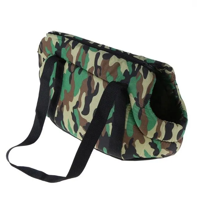 Sidiou Group Portable Pet Carrier Dog Backpack Outdoor Camo Print Slings Pet Bag Travel Carrier Bag