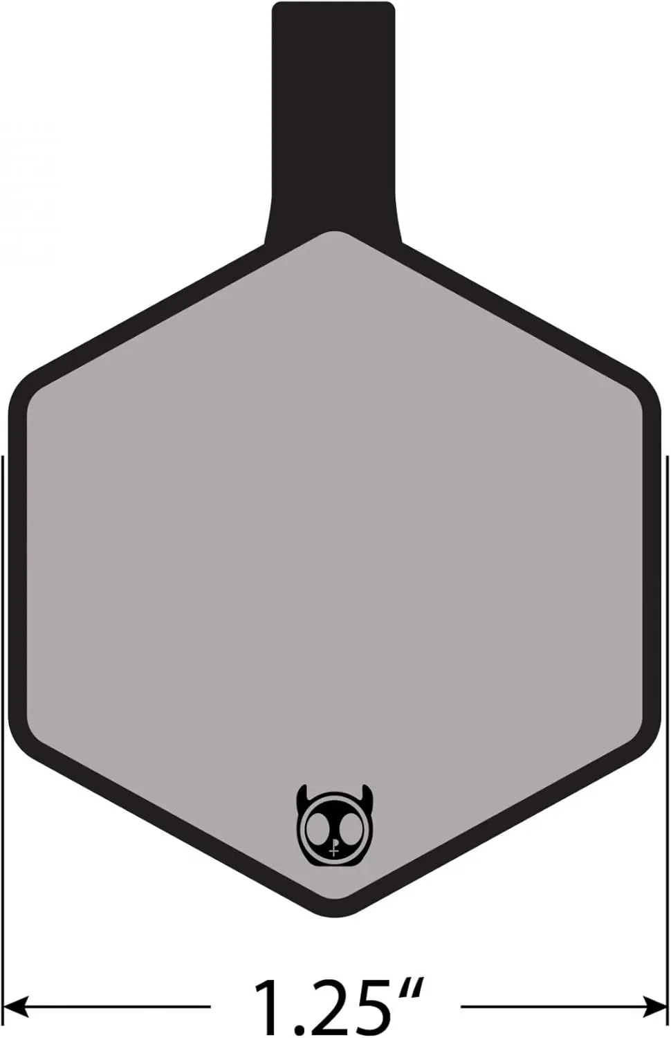 Silent Dog Tag Personalized with 5 Lines of Custom Deep Engraved Durable Soundless Silicone Pet ID Name Tag Hexagon Mountain Orange