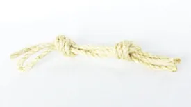 Sisal Rope Bone Rabbit Toy - Natural