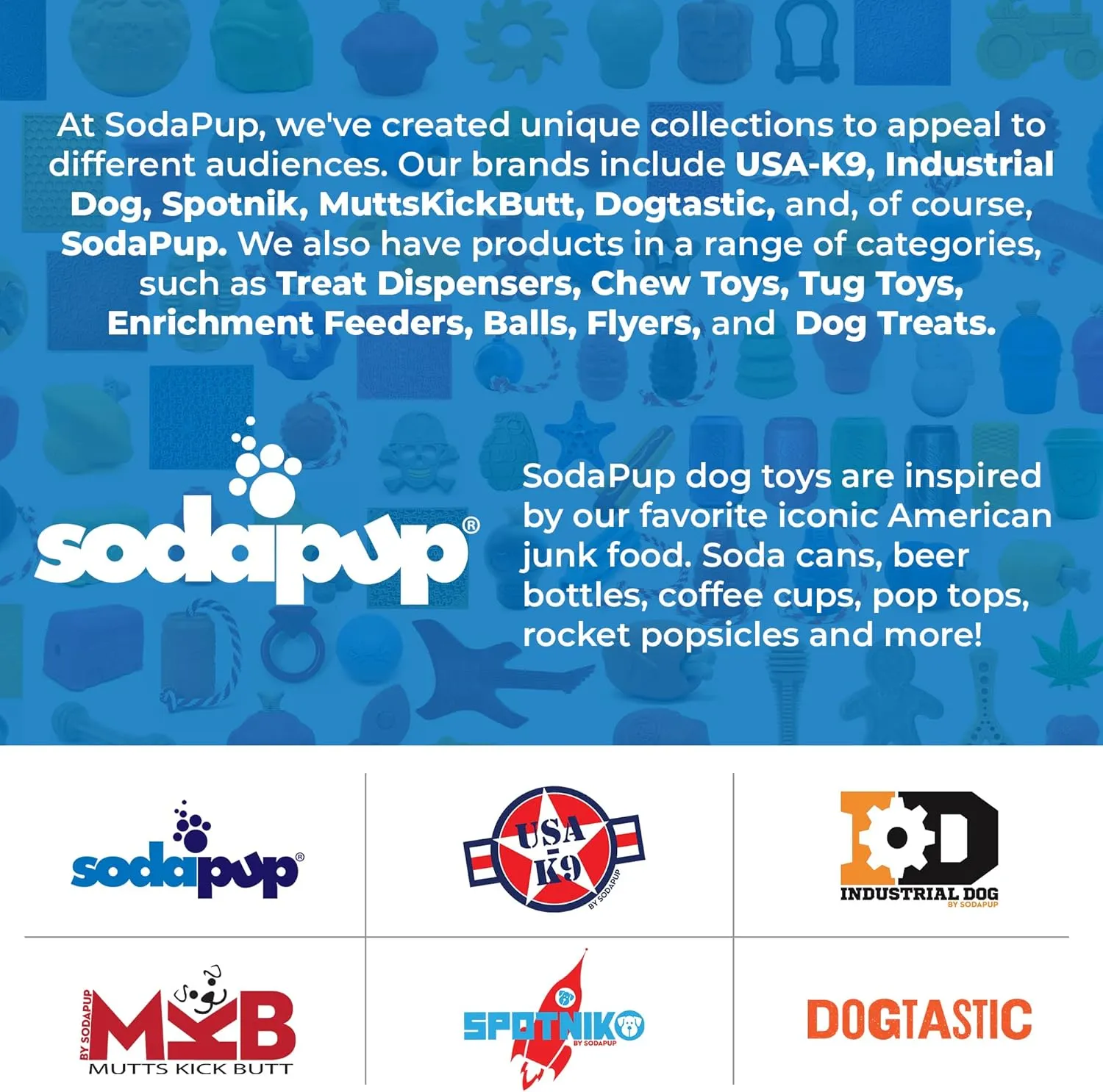 SodaPup Flower Pot  Durable Dog Treat Dispenser & Chew Toy Made in USA from Non-Toxic, Pet Safe, Food Safe Rubber Material for Mental Stimulation, Problem Chewing, Calming Nerves, & More