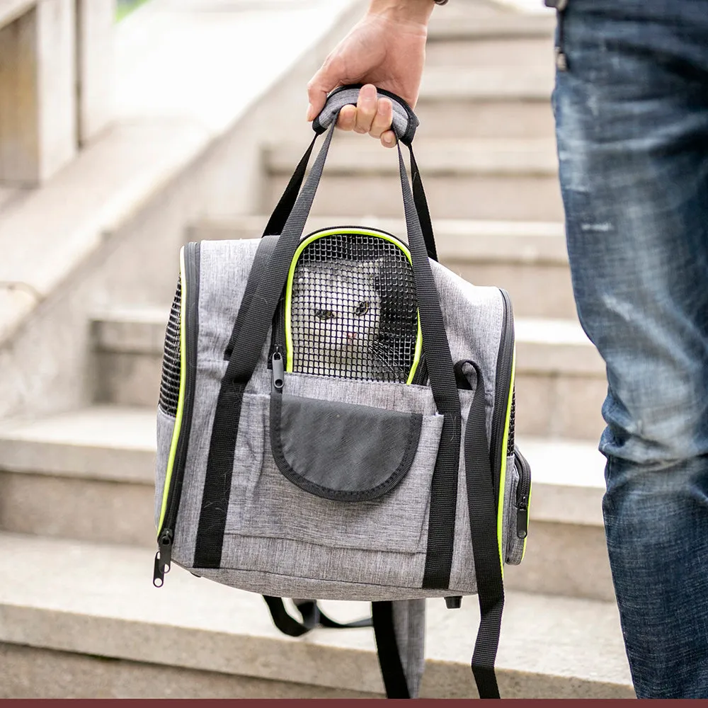 Soft Sided Collapsible Pet Travel Carrier, Puppy Carrier Pet Carriers By Car, Airpline Approved Small Dogs and Cats Carriers