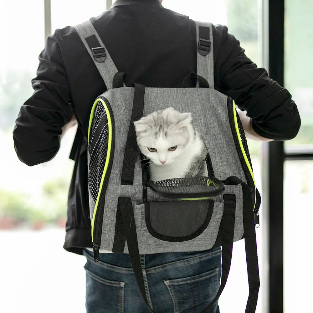 Soft Sided Collapsible Pet Travel Carrier, Puppy Carrier Pet Carriers By Car, Airpline Approved Small Dogs and Cats Carriers