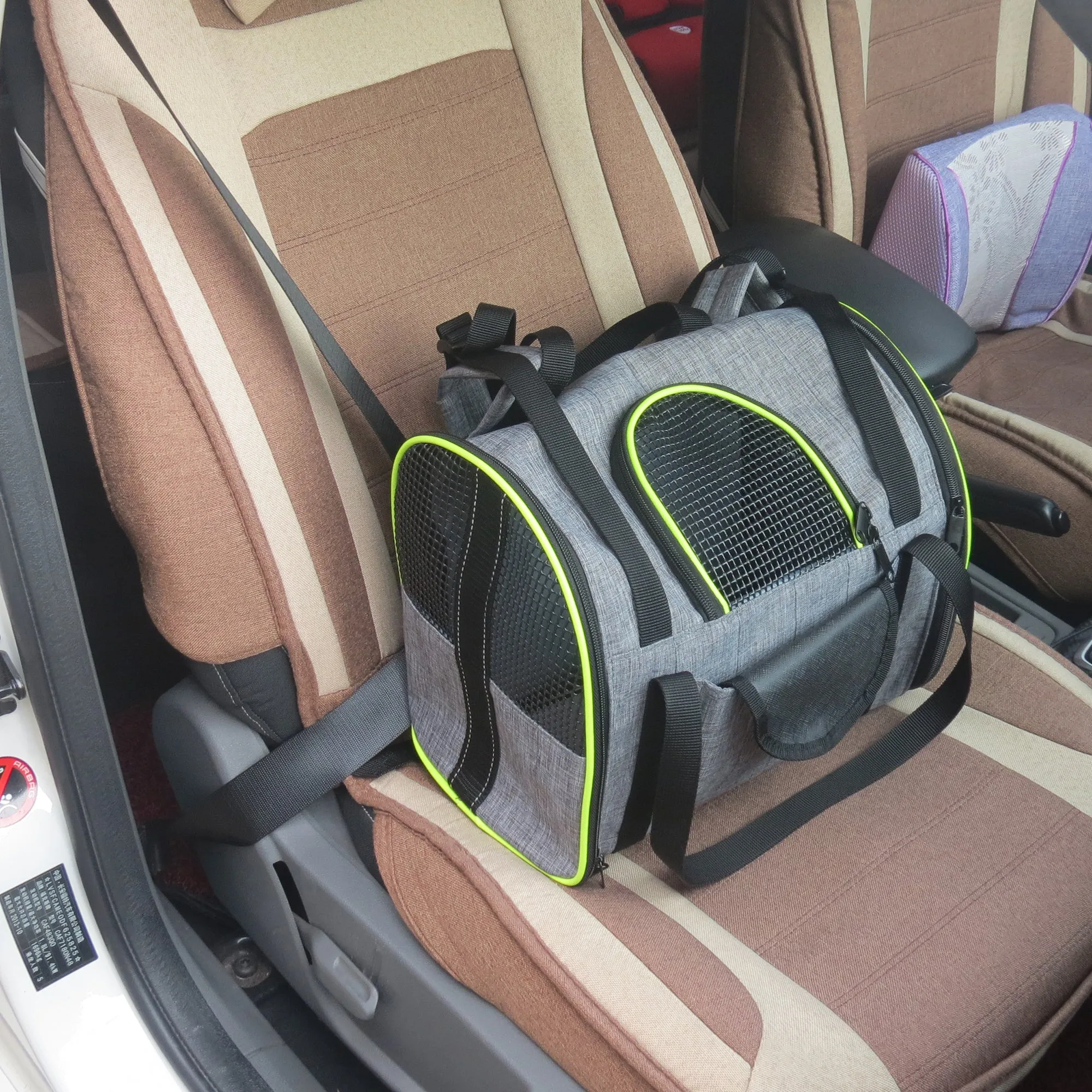 Soft Sided Collapsible Pet Travel Carrier, Puppy Carrier Pet Carriers By Car, Airpline Approved Small Dogs and Cats Carriers