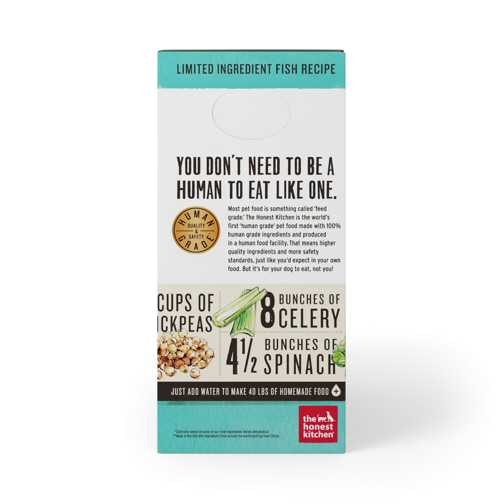 The Honest Kitchen Limited Ingredient Fish Recipe Dehydrated Dog Food