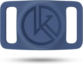 Tile Sticker Dog Collar Holder (2022): Extra-Durable, Lightweight, and Protective Tracking Case - Track Your Pet Using Android or Samsung Smart Phone - for Dogs and Puppies by Kitty Kompass (Blue)