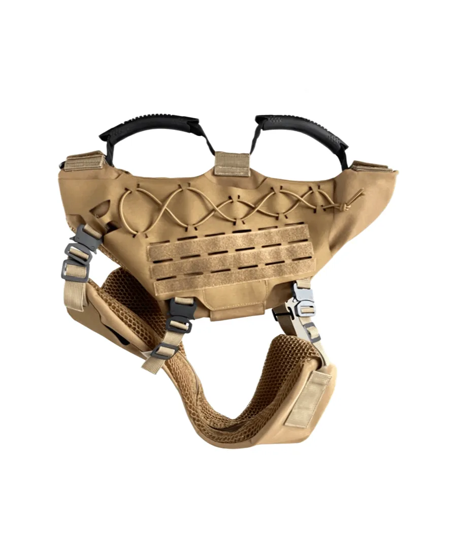 Titan K-9 Ballistic Body Armor Vest 2.0 - Optional Level IIIA Dual Threat -