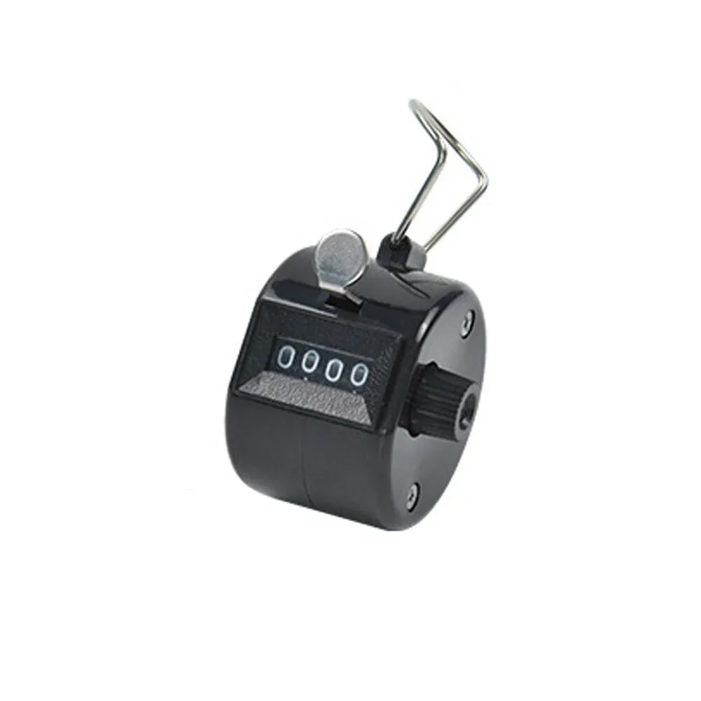 US 2-4 Pack Metal Hand Tally 4-Digit Number Counter Mechanical Manual Clicker
