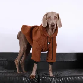 Warm Polar Fleece Dog Jacket for Medium to Large Breeds - Winter Hoodie for Dogs - Dog Jacket Winter Polar Fleece Warm Big Dog Hoodie for Medium Large Dog Clothes Doberman Labrador Clothes Winter Warm Dog Coat