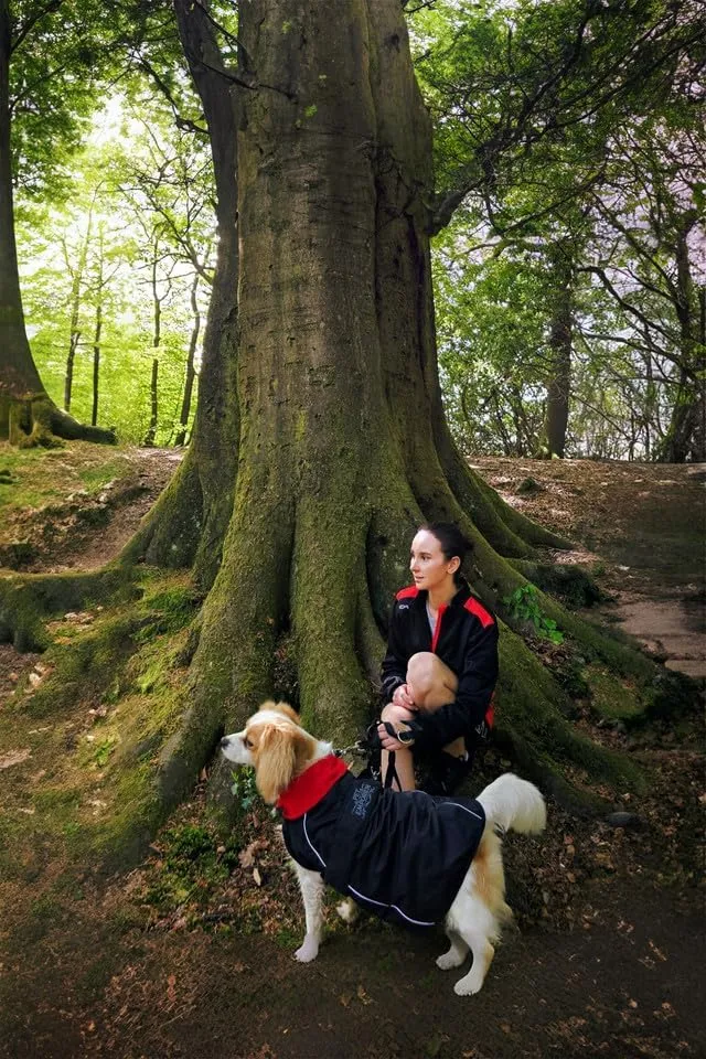 Waterproof Dog Jacket/Coat with Fleece Lining, Reflective Strips
