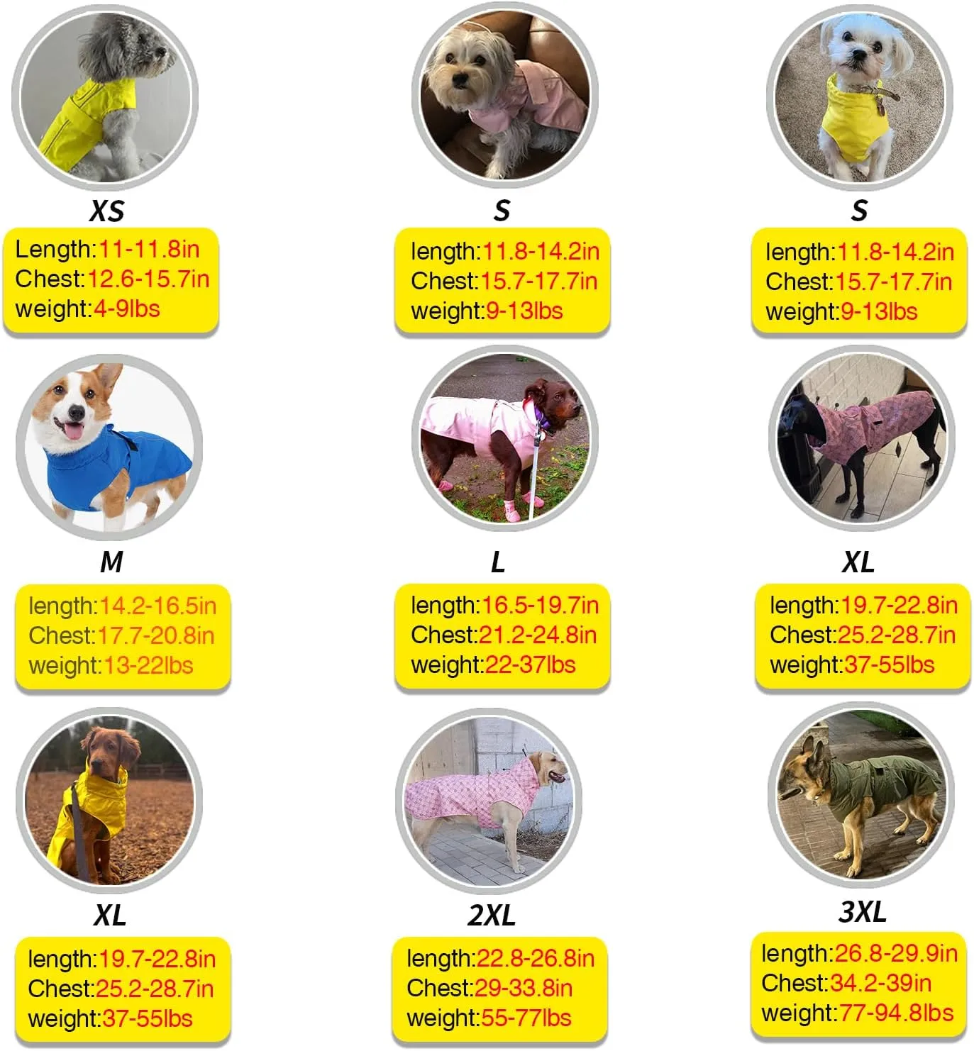 Waterproof Dog Raincoat with Reflective Strip, Adjustable Breathable Rain Coat Jacket with Leash Hole for Dogs (Pink, Small)